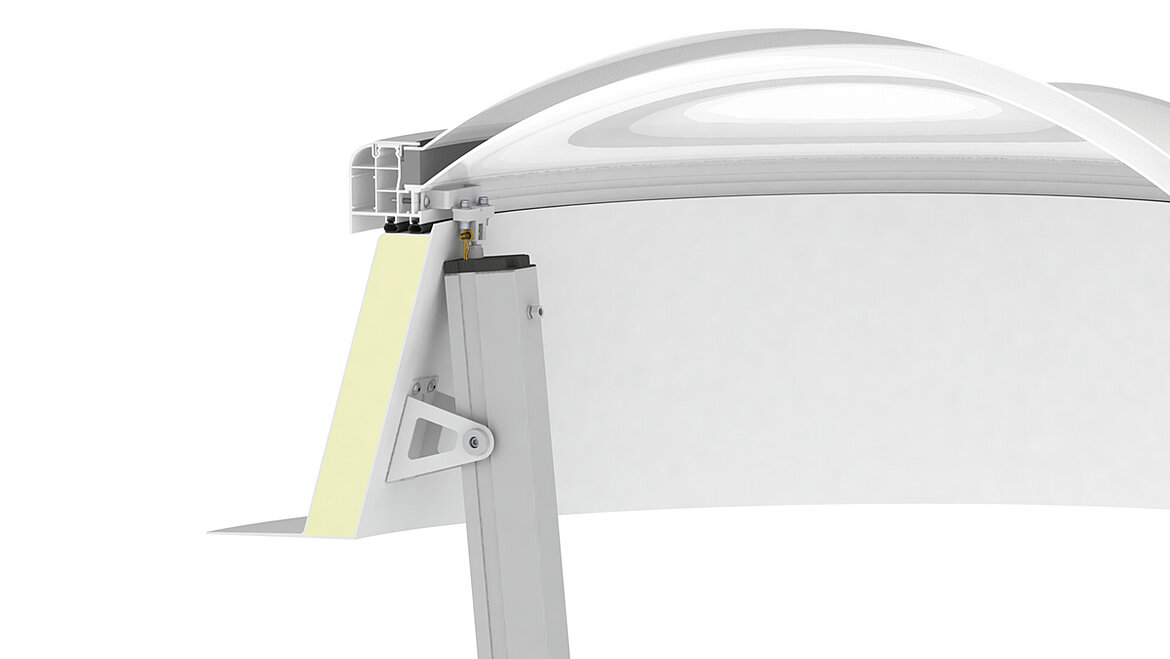 Rooflight F100 Circular Spindle motor LAMILUX Rooflight F100 Circular Spindle motor