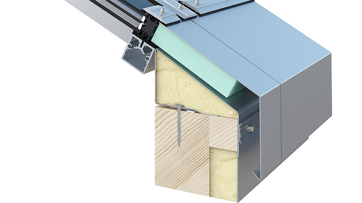 Installation on wood upstand