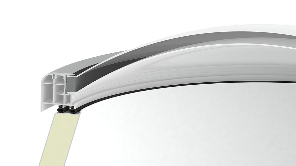 Rooflight F100 Circular glazing double layered LAMILUX Rooflight F100 Circular glazing double layered