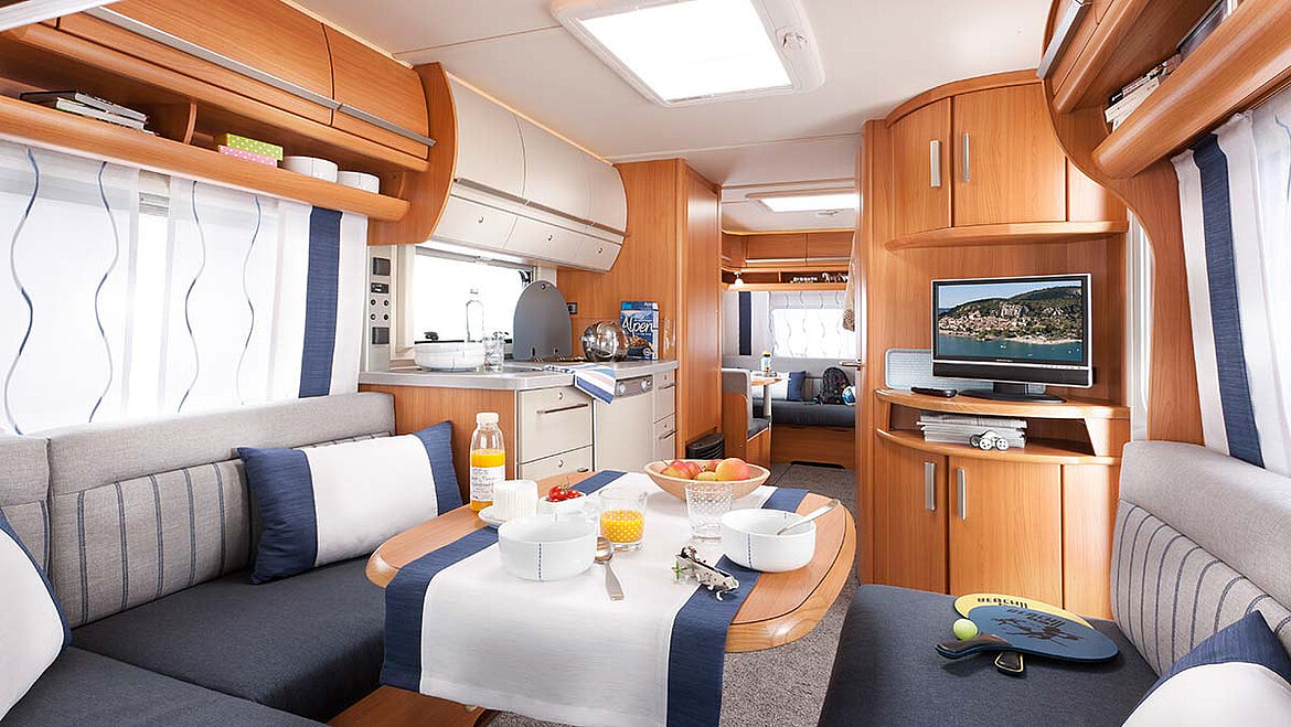 Interior of a Motorhome with GRP Interior of a Motorhome with GRP | insights by LAMILUX