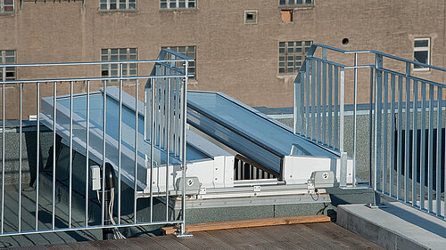 LAMILUX Flat Roof Access Hatch Comfort Duo - Residental Building Chaussee Street, Berlin