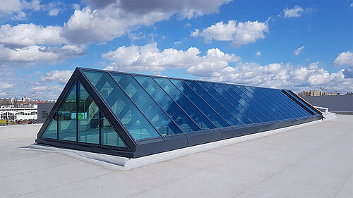 LAMILUX Glass Roof PR60 - Customs Office Pardubitz, Czech Republic