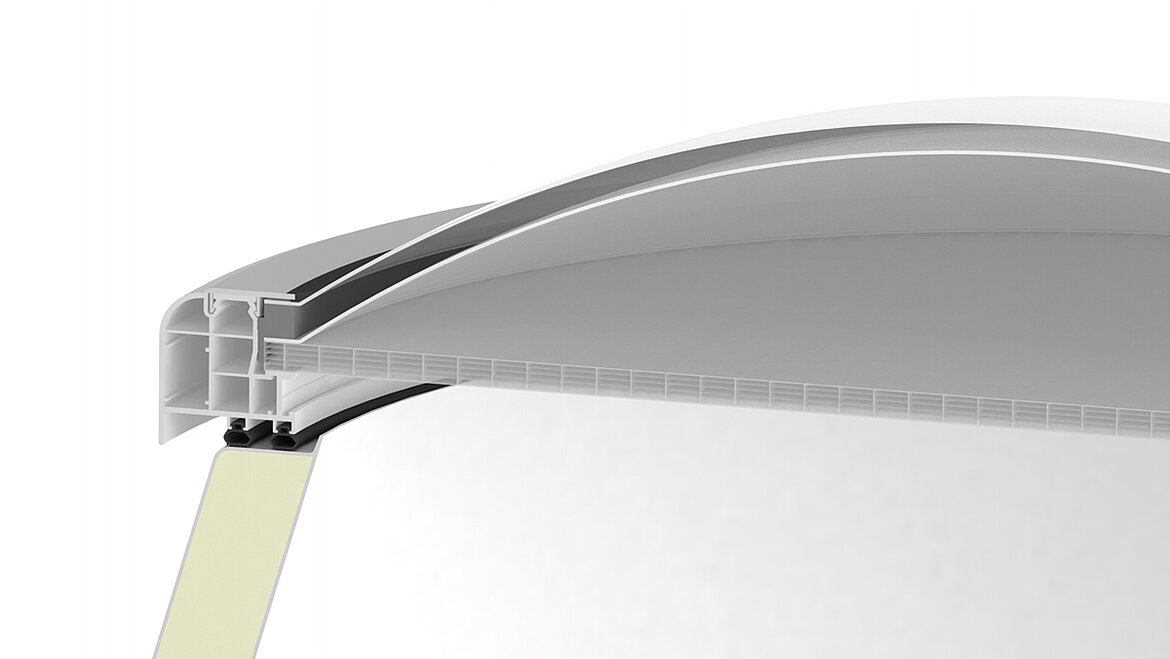 Rooflight F100 Circular glazing double layered LAMILUX Rooflight F100 Circular glazing