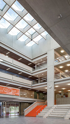 LAMILUX Glass Roof PR60 Passivhaus - Willibald Gluck School Neumarkt