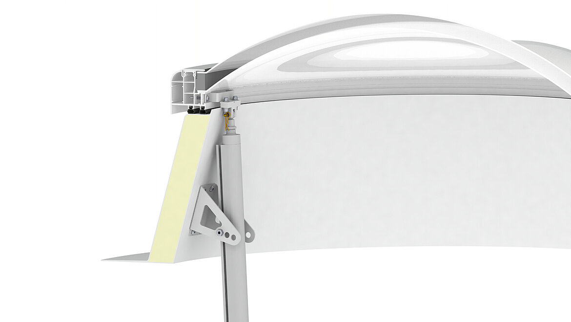 Rooflight F100 Circular Spindle motor LAMILUX Rooflight F100 Circular Spindle motor