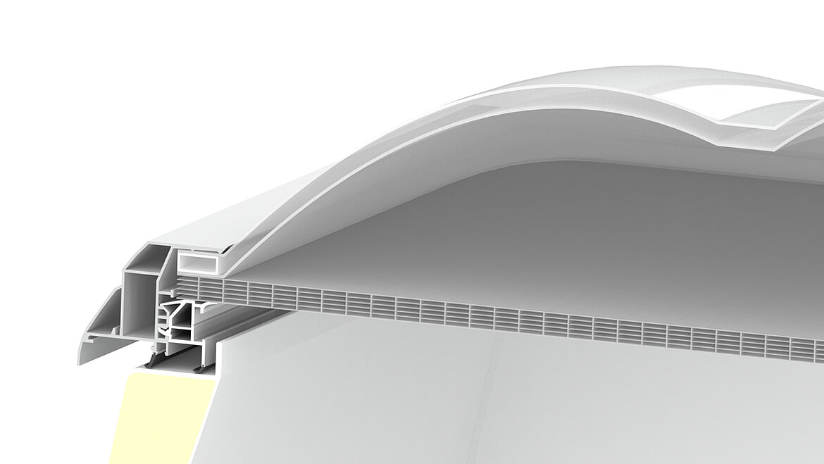 LAMILUX Rooflight F100 W Glazing Double layered