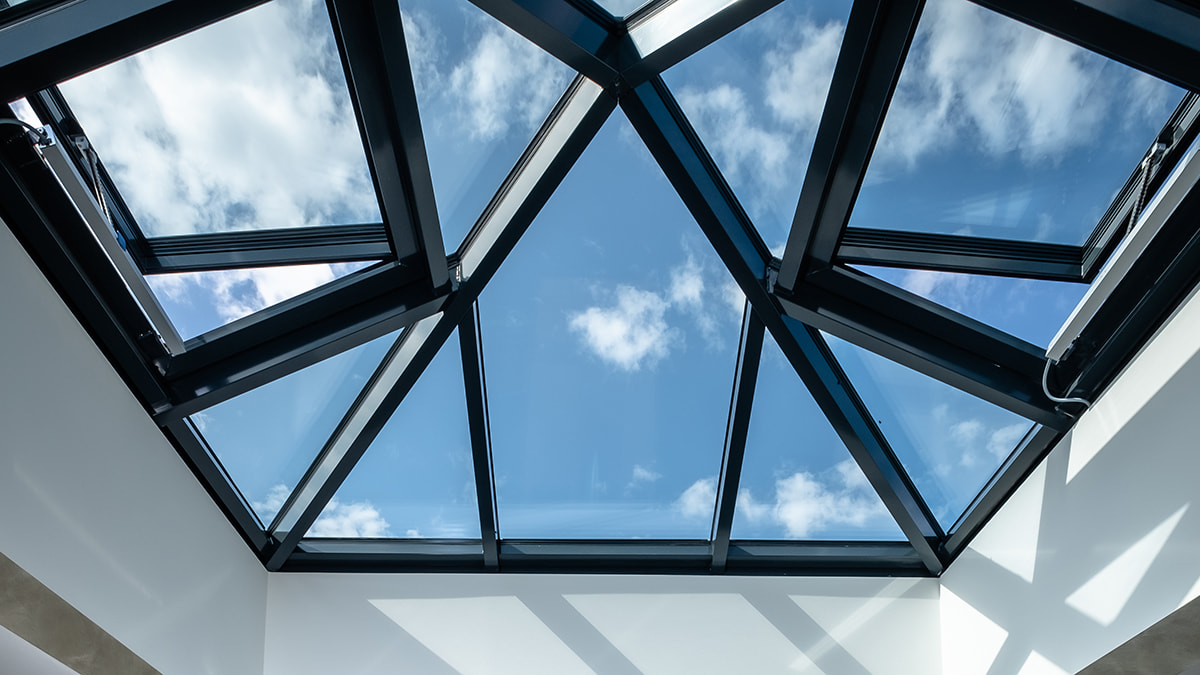 LAMILUX Glass Roof PR60 at a Single-Family House (Germany)